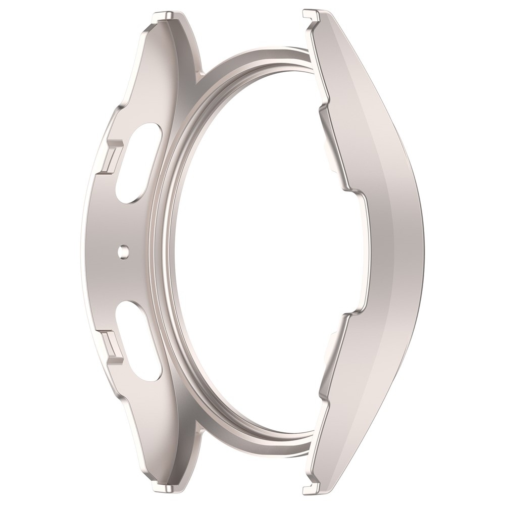 Half plastové nasadzovacie púzdro na Samsung Galaxy Watch7 44mm - béžové