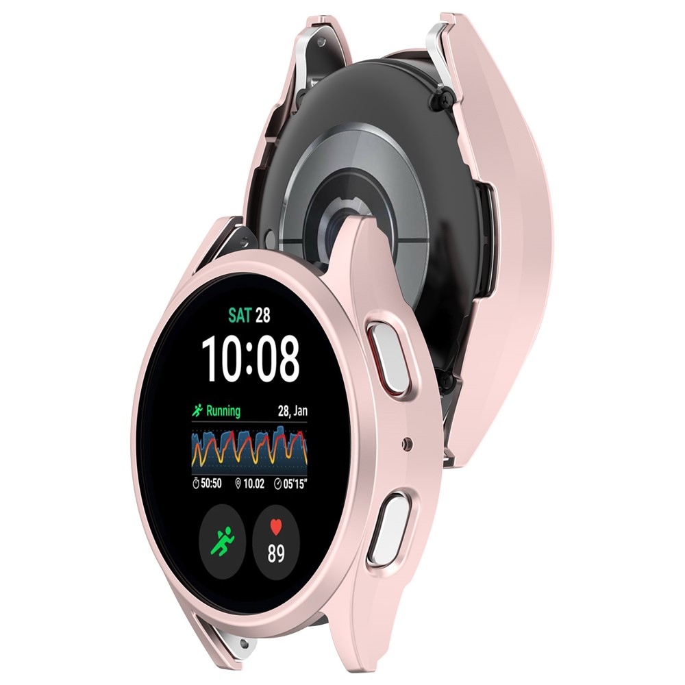 Half plastové nasadzovacie púzdro na Samsung Galaxy Watch7 44mm - ružové