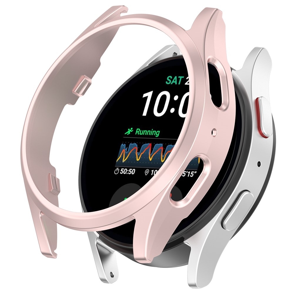 Half plastové nasadzovacie púzdro na Samsung Galaxy Watch7 44mm - ružové