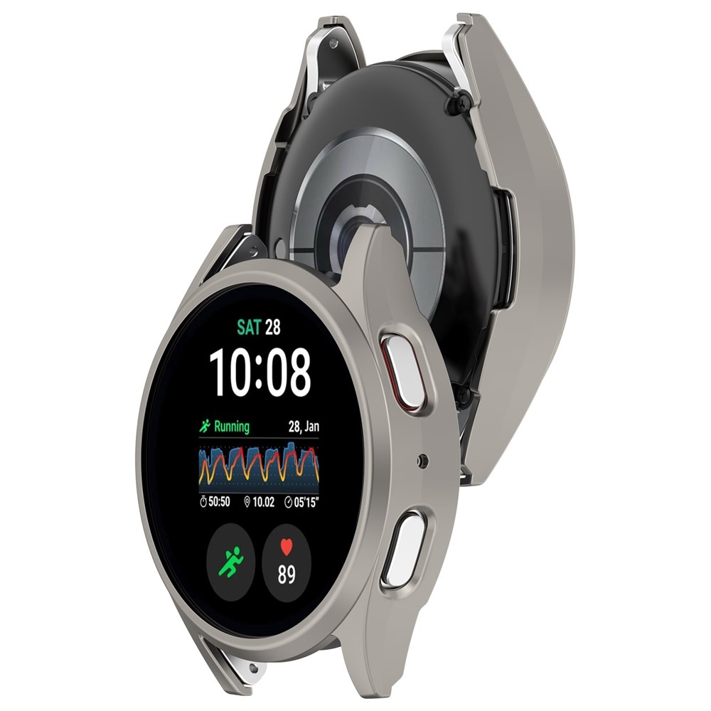 Half plastové nasadzovacie puzdro na Samsung Galaxy Watch7 44mm - šedé