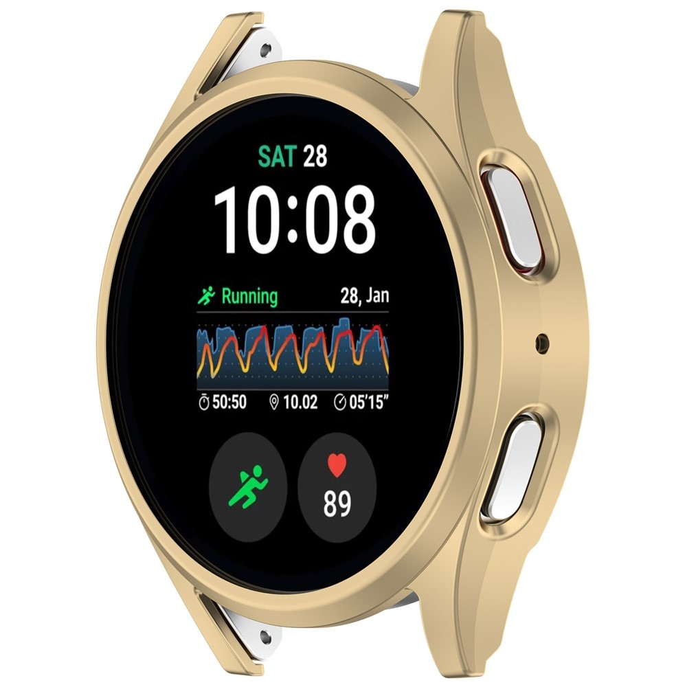 Half plastové nasadzovacie puzdro na Samsung Galaxy Watch7 44mm - zlaté