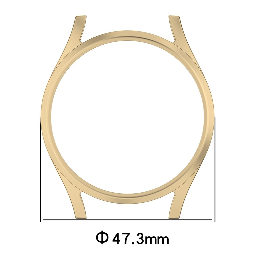 Half plastové nasadzovacie puzdro na Samsung Galaxy Watch7 44mm - zlaté