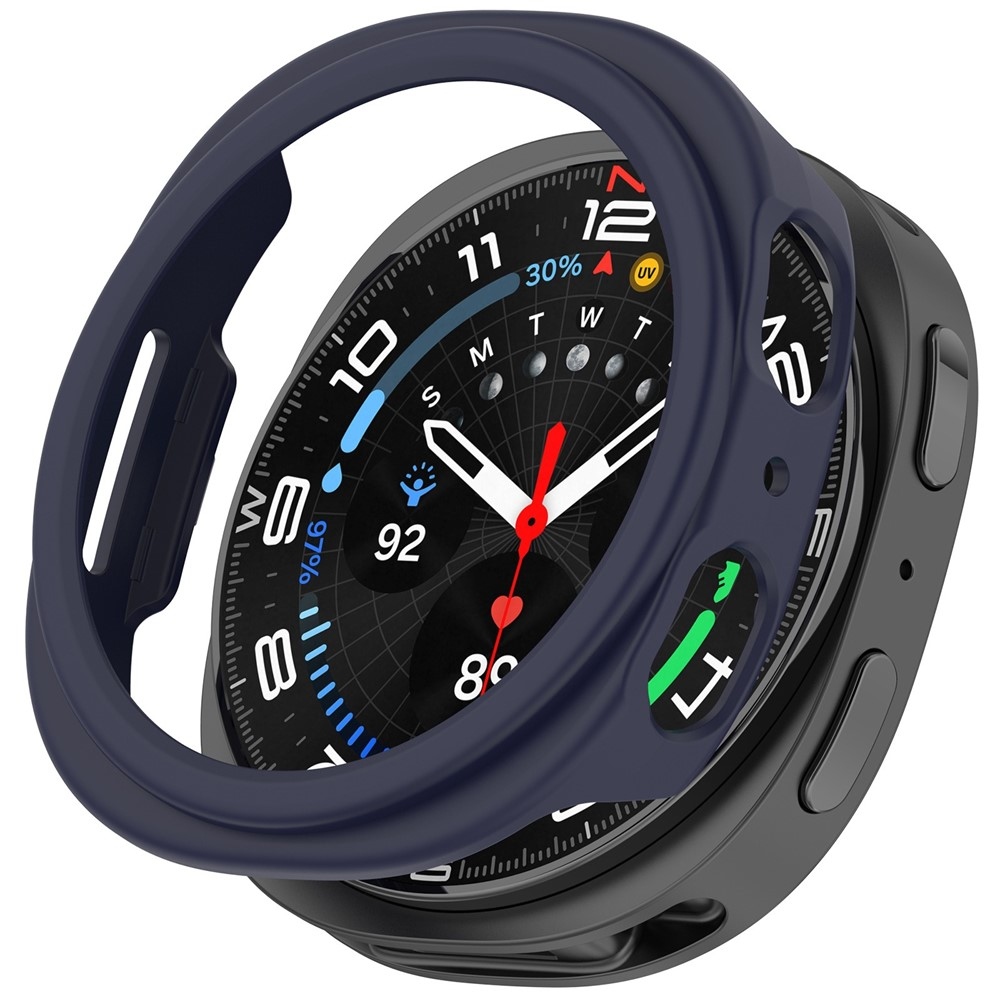 Half plastové nasadzovacie puzdro na Samsung Galaxy Watch8 44mm - modré