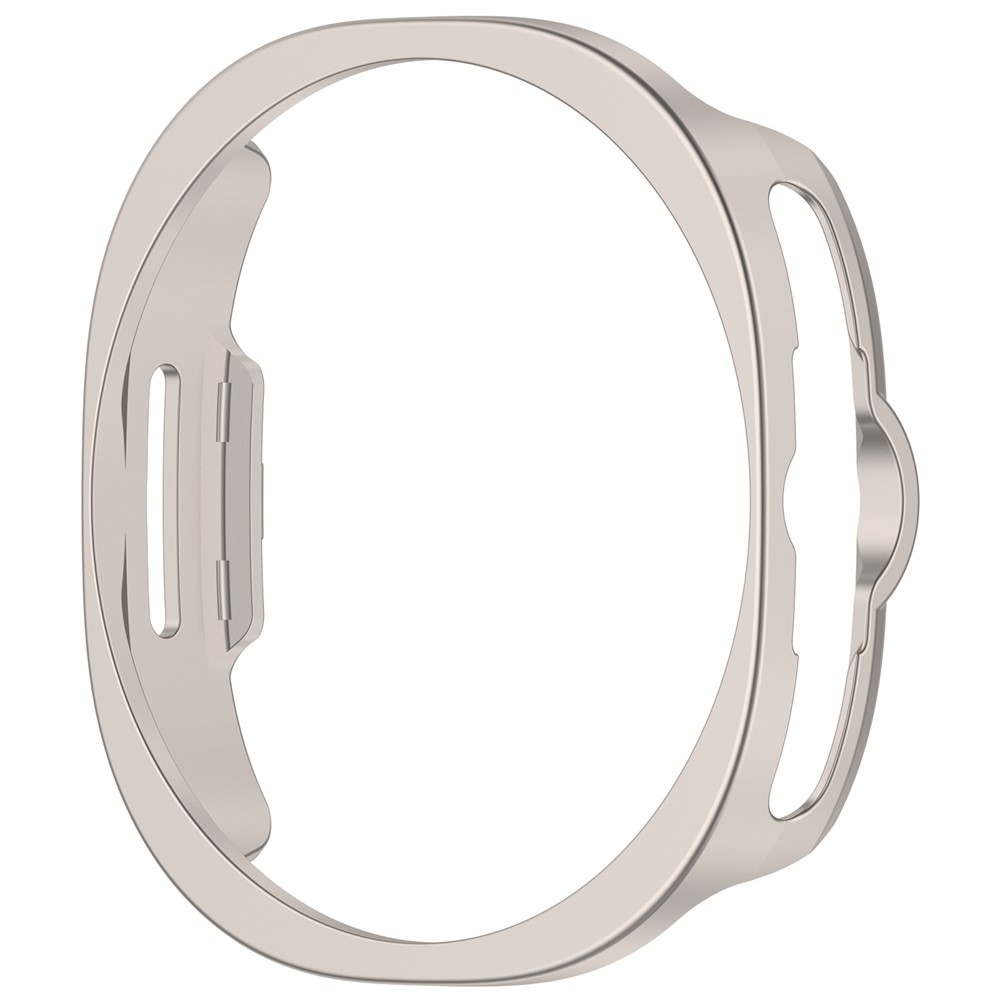 Half plastové nasadzovacie puzdro na Samsung Galaxy Watch8 Classic 46mm - béžové