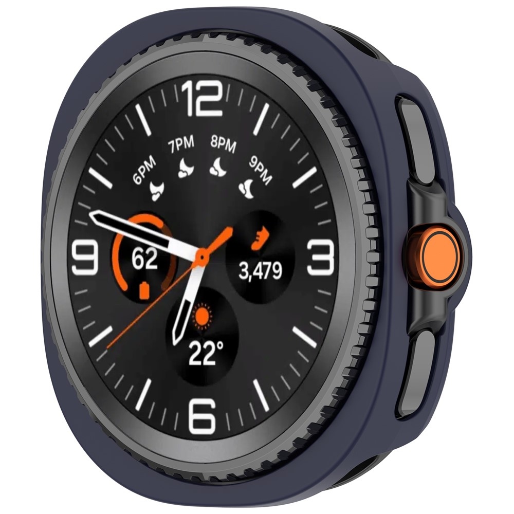 Half plastové nasadzovacie púzdro na Samsung Galaxy Watch8 Classic 46mm - modré