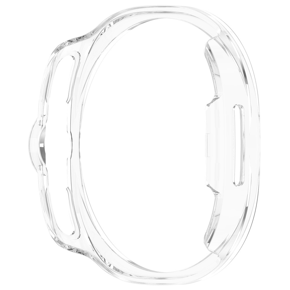 Half plastové nasadzovacie púzdro na Samsung Galaxy Watch8 Classic 46mm - priehľadné