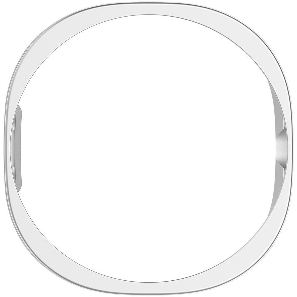 Half plastové nasadzovacie puzdro na Samsung Galaxy Watch8 Classic 46mm - strieborné