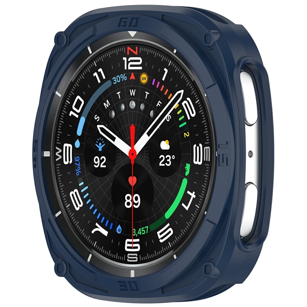 Half plastové nasadzovacie puzdro na Samsung Galaxy Watch9 40mm - modré