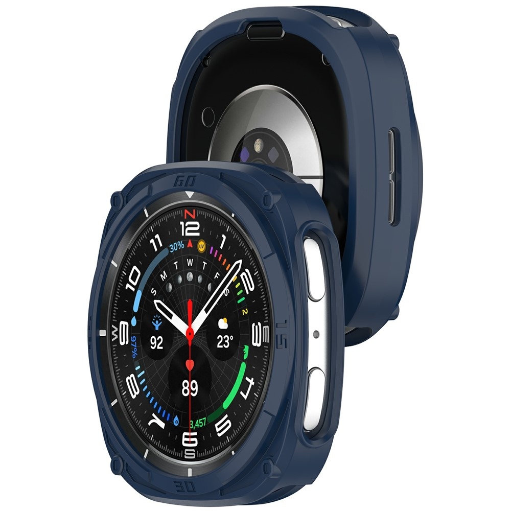 Half plastové nasadzovacie púzdro na Samsung Galaxy Watch9 44mm - modré