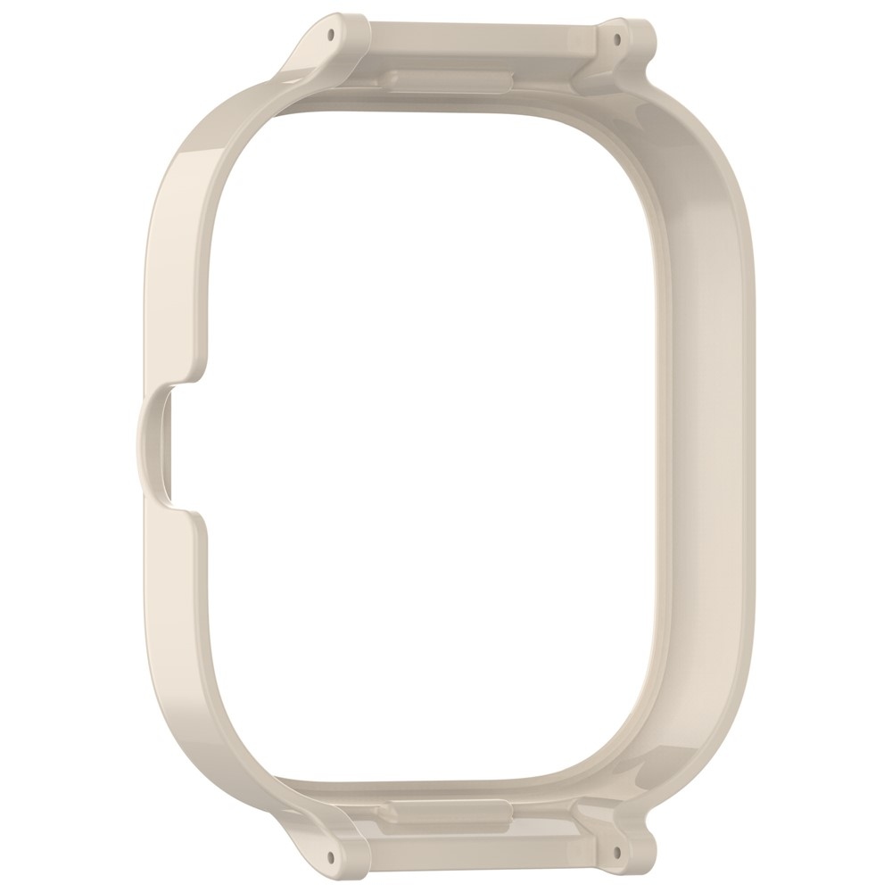 Half plastové nasadzovacie puzdro na Xiaomi Redmi Watch 5 - biele