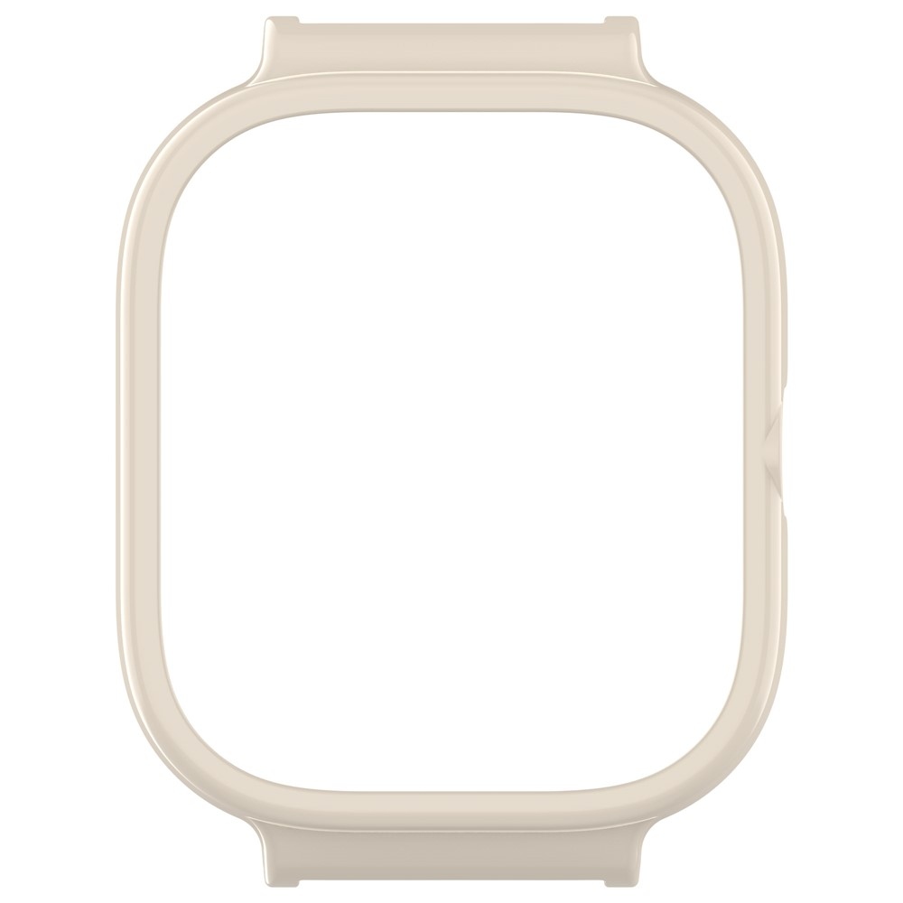 Half plastové nasadzovacie puzdro na Xiaomi Redmi Watch 5 - biele