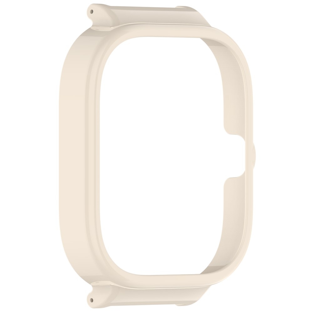 Half plastové nasadzovacie puzdro na Xiaomi Redmi Watch 5 - biele