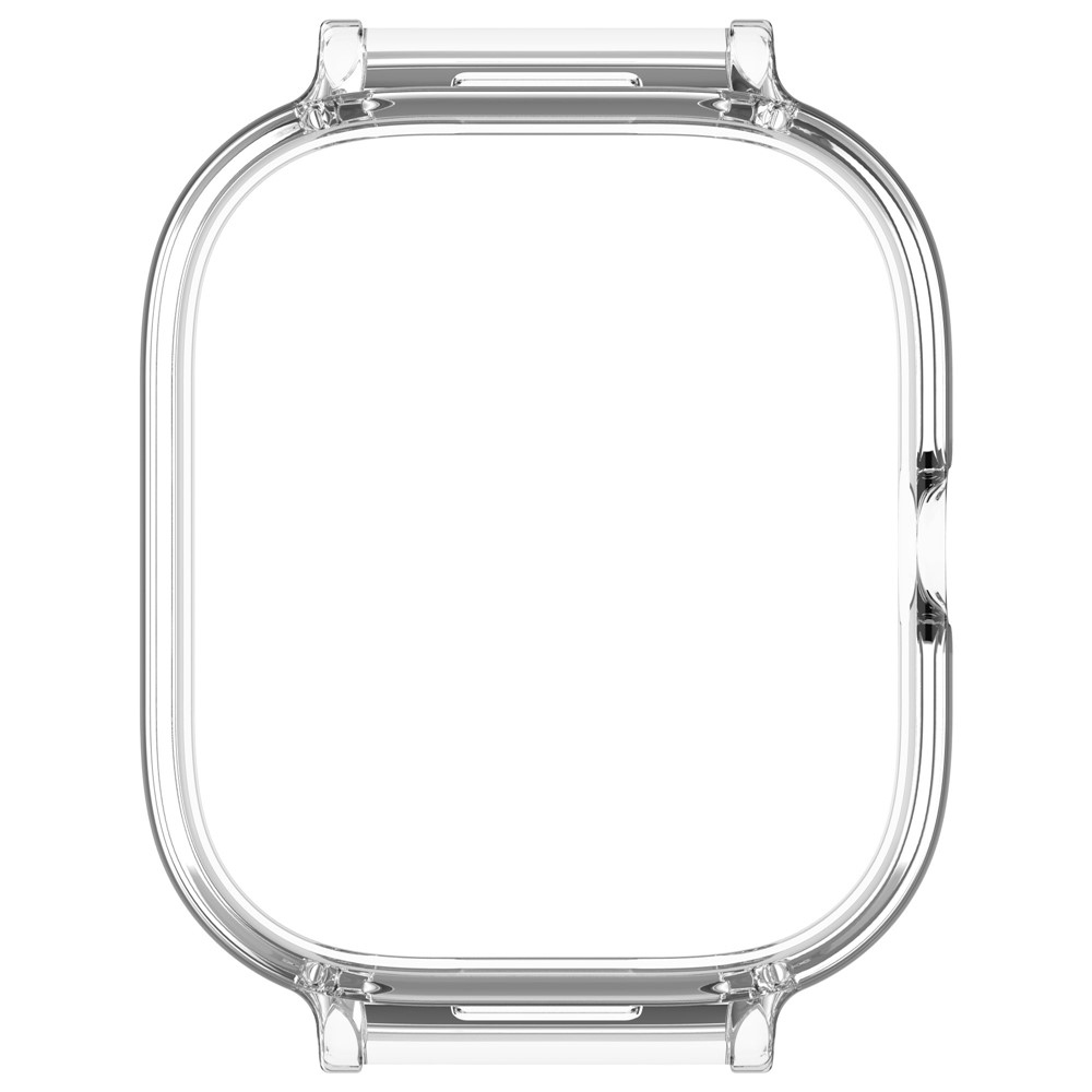 Half plastové nasadzovacie puzdro na Xiaomi Redmi Watch 5 - priehľadné