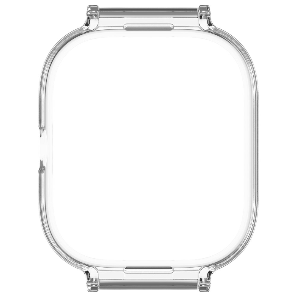 Half plastové nasadzovacie puzdro na Xiaomi Redmi Watch 5 - priehľadné