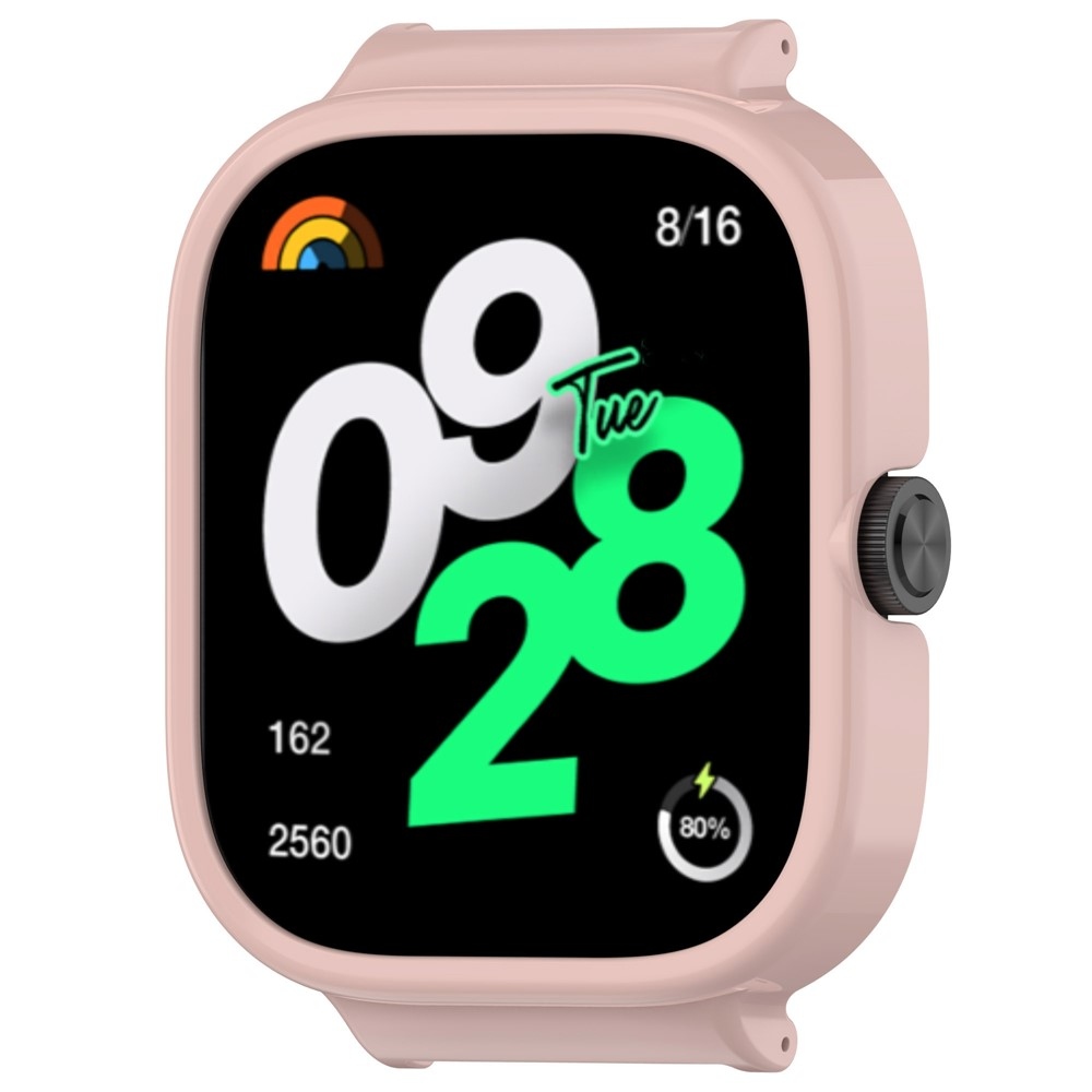 Half plastové nasadzovacie puzdro na Xiaomi Redmi Watch 5 - ružové