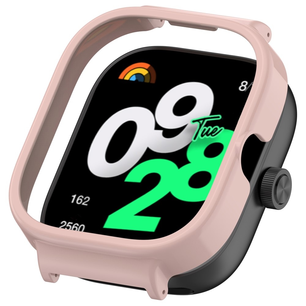 Half plastové nasadzovacie puzdro na Xiaomi Redmi Watch 5 - ružové