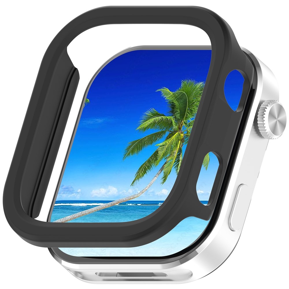 Half plastové nasadzovacie puzdro na Xiaomi Redmi Watch 6 - čierne