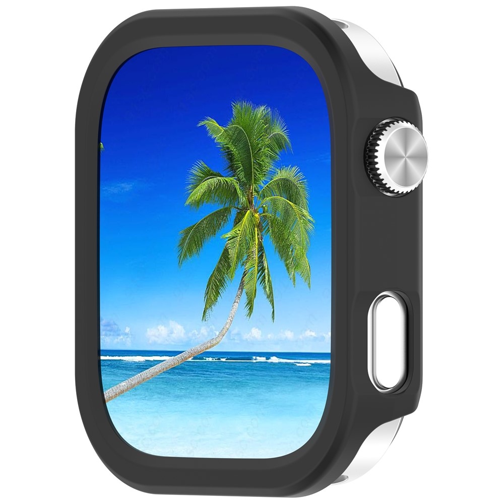 Half plastové nasadzovacie puzdro na Xiaomi Redmi Watch 6 - čierne