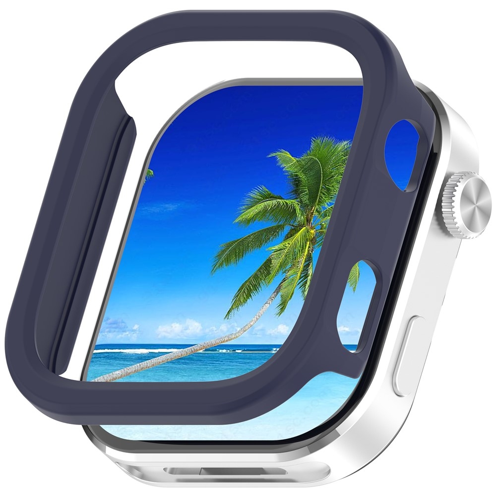 Half plastové nasadzovacie puzdro na Xiaomi Redmi Watch 6 - modré