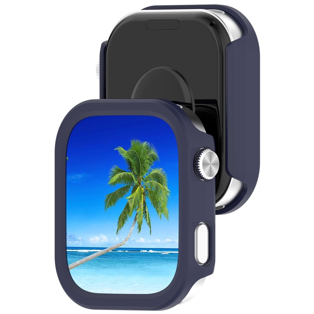 Half plastové nasadzovacie puzdro na Xiaomi Redmi Watch 6 - modré