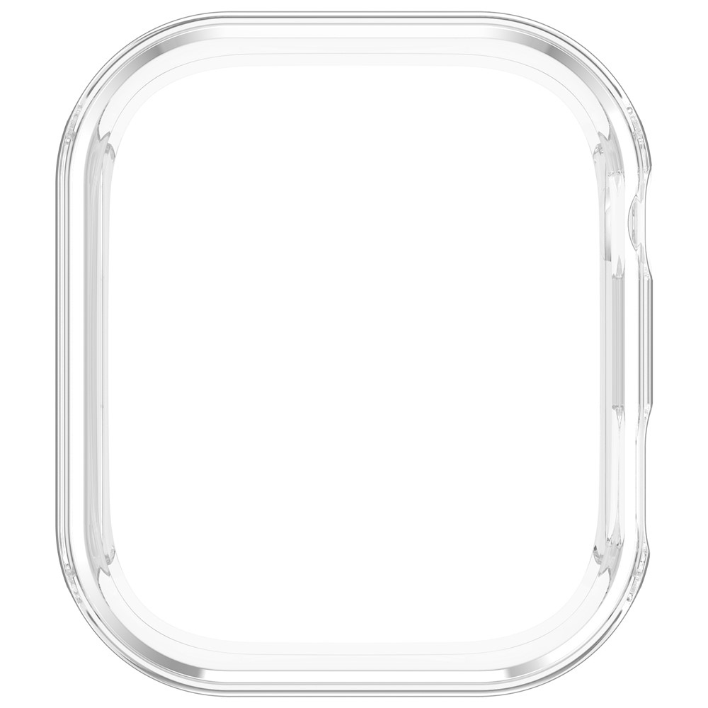 Half plastové nasadzovacie puzdro na Xiaomi Redmi Watch 6 - priehľadné