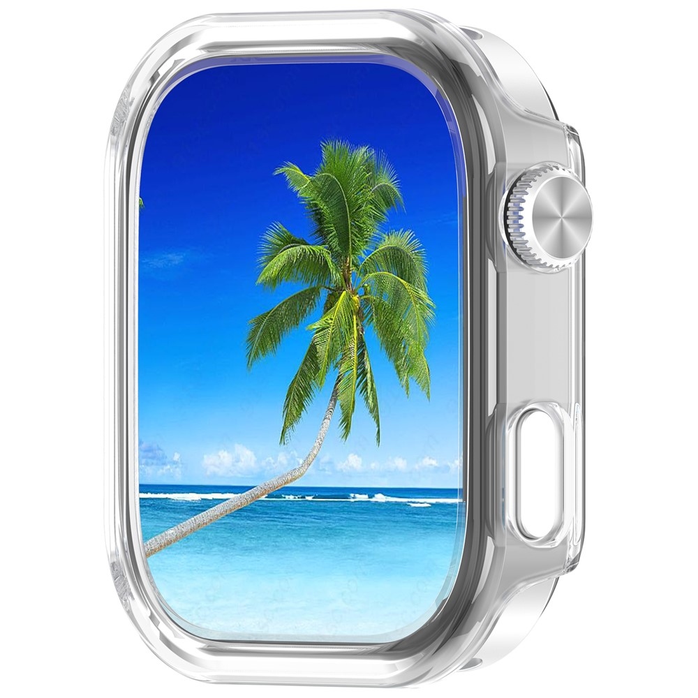 Half plastové nasadzovacie puzdro na Xiaomi Redmi Watch 6 - priehľadné