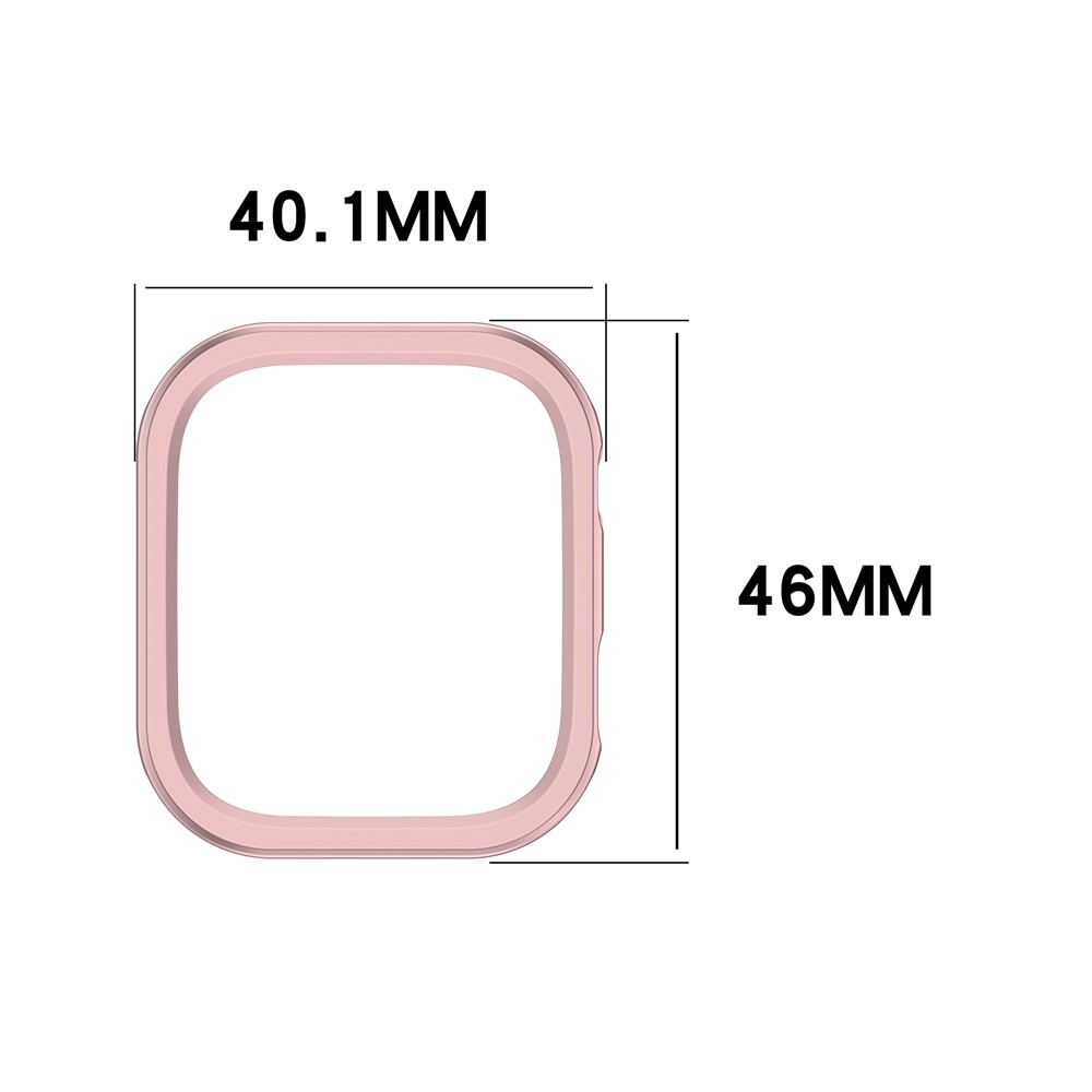 Half plastové nasadzovacie puzdro na Xiaomi Redmi Watch 6 - ružové