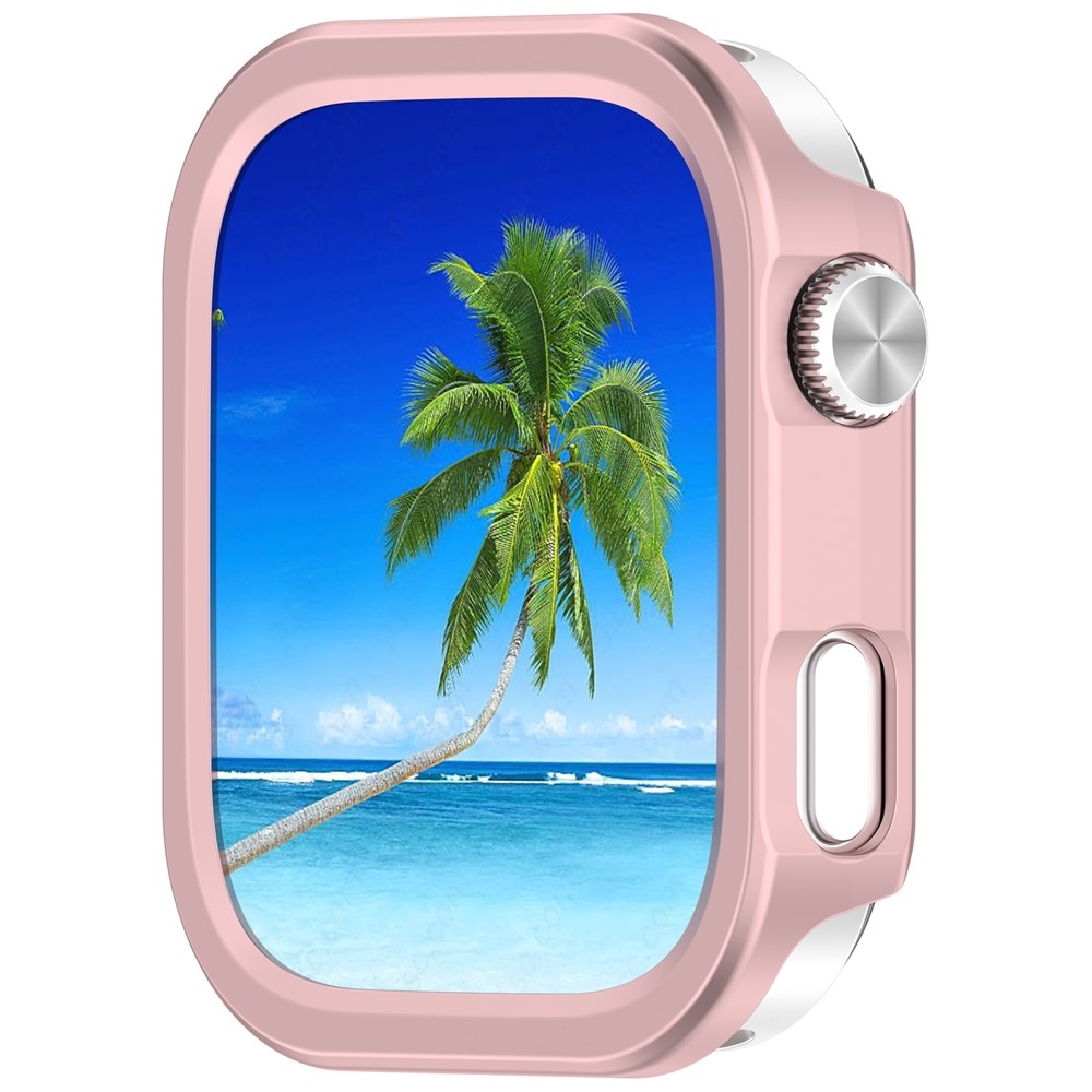 Half plastové nasadzovacie puzdro na Xiaomi Redmi Watch 6 - ružové