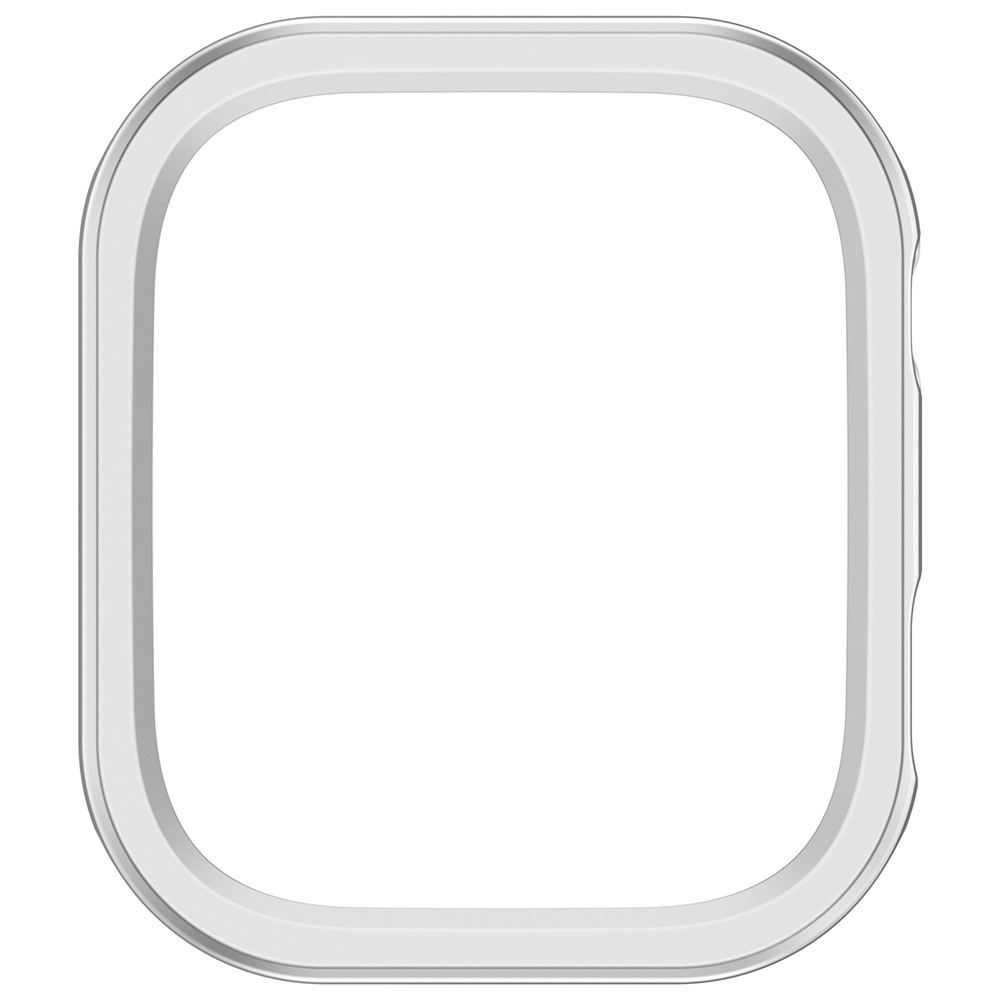 Half plastové nasadzovacie puzdro na Xiaomi Redmi Watch 6 - strieborné