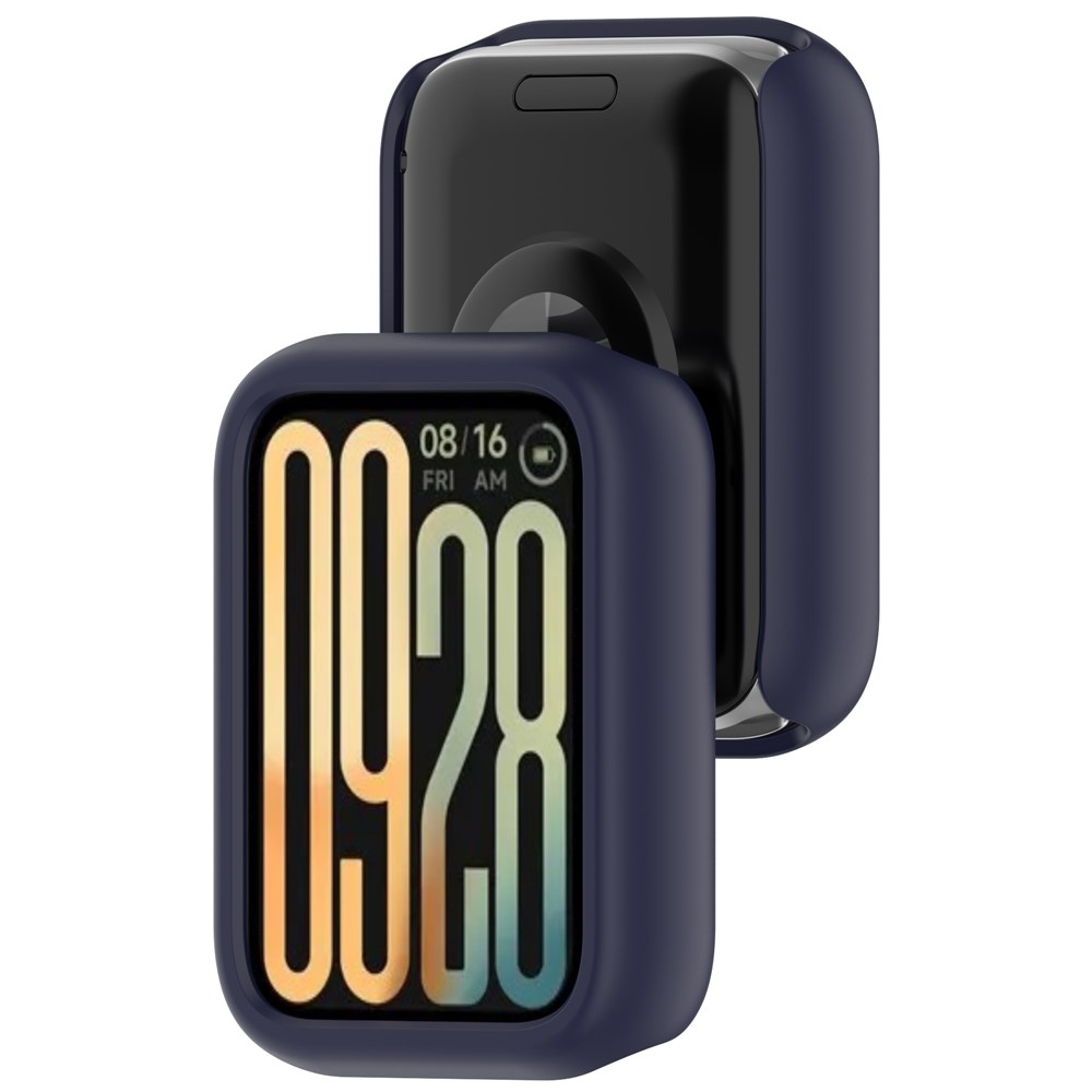 Half plastové nasadzovacie puzdro na Xiaomi Smart Band 10 Pro - modré