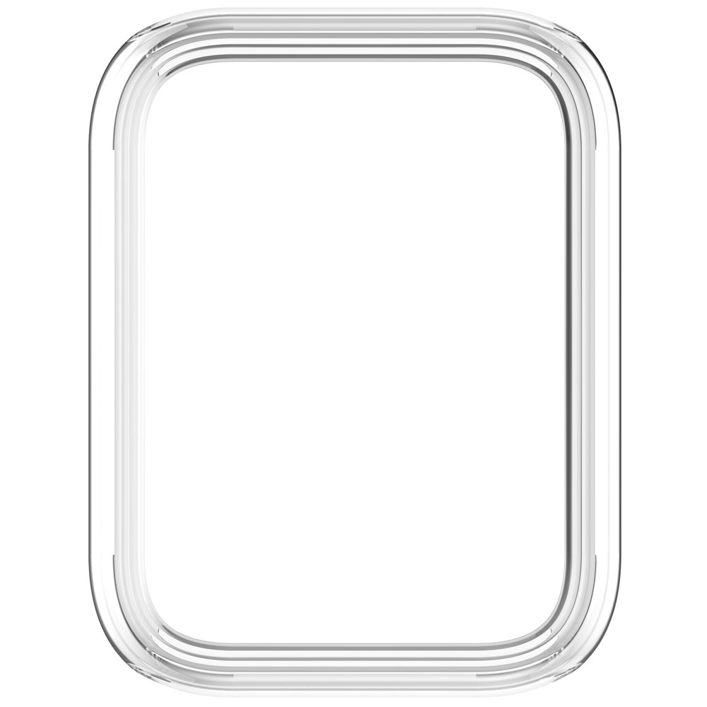 Half plastové nasadzovacie puzdro na Xiaomi Smart Band 10 Pro - priehľadné