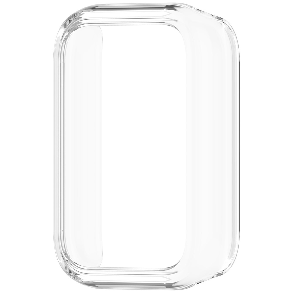 Half plastové nasadzovacie puzdro na Xiaomi Smart Band 10 Pro - priehľadné