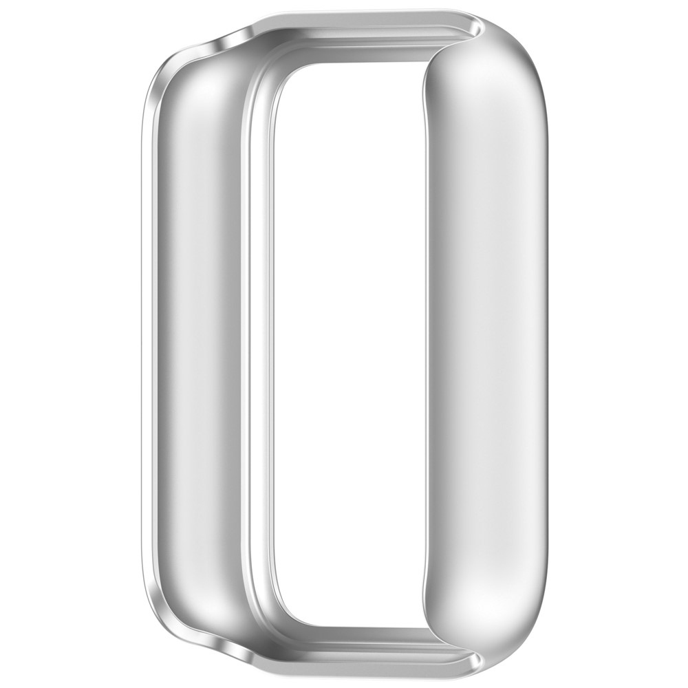 Half plastové nasadzovacie puzdro na Xiaomi Smart Band 10 Pro - strieborné