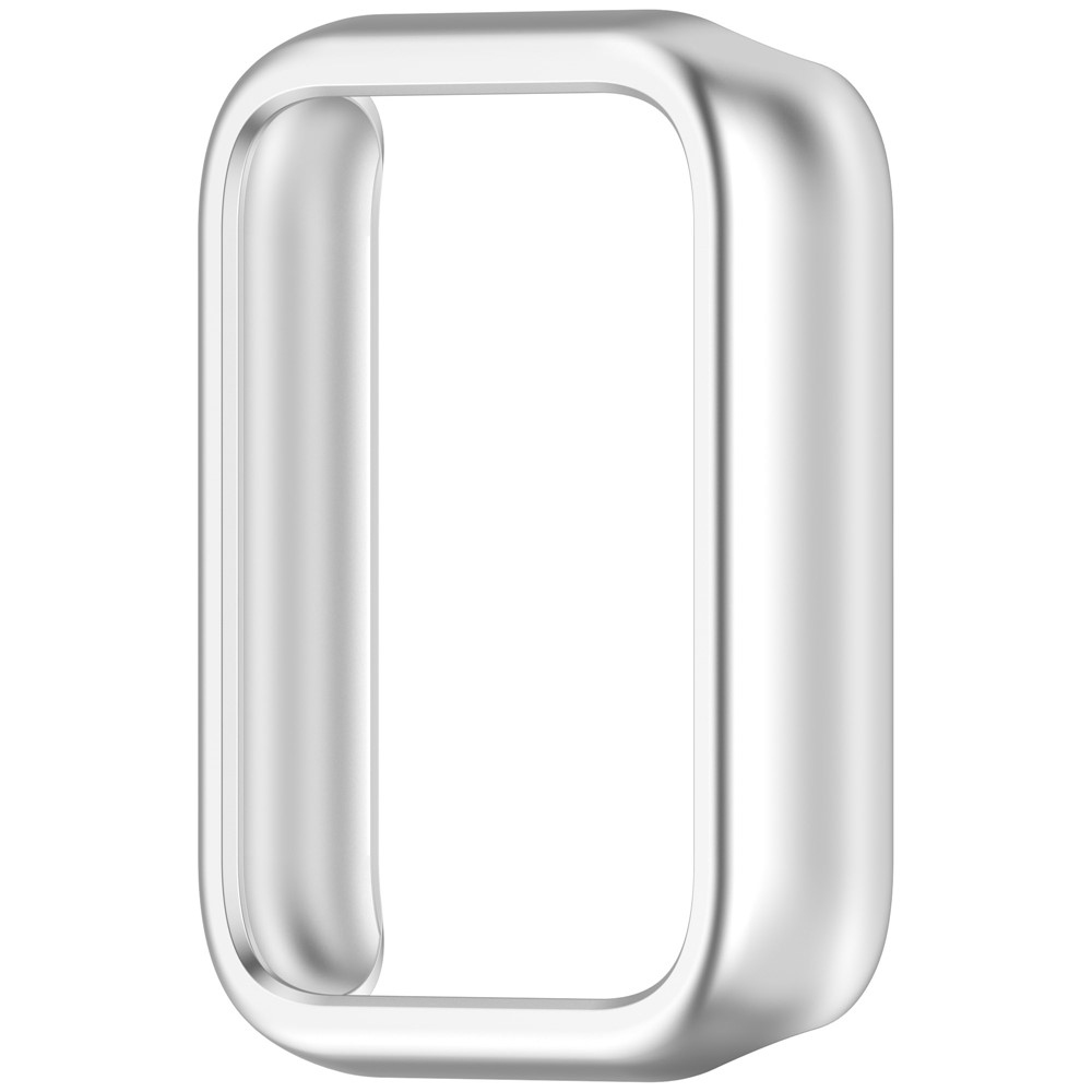 Half plastové nasadzovacie puzdro na Xiaomi Smart Band 10 Pro - strieborné