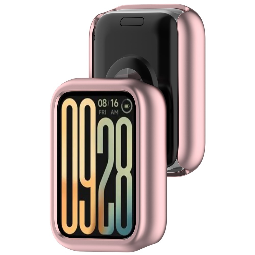 Half plastové nasadzovacie puzdro na Xiaomi Smart Band 9 Pro - ružové