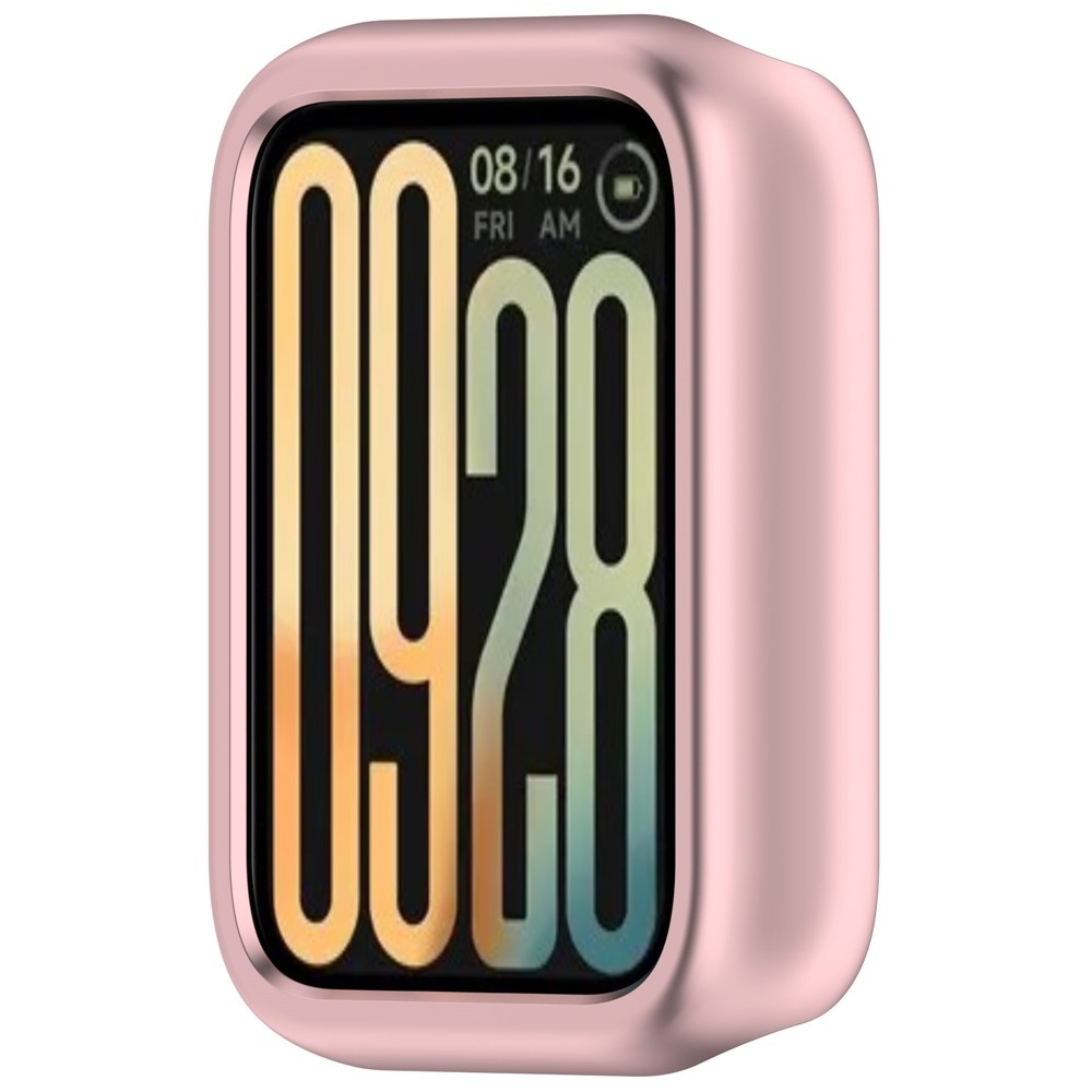 Half plastové nasadzovacie puzdro na Xiaomi Smart Band 9 Pro - ružové