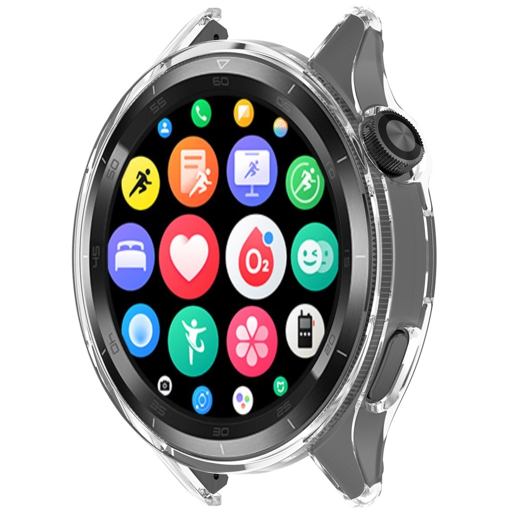 Half plastové nasadzovacie puzdro na Xiaomi Watch S4 47mm - priehľadné