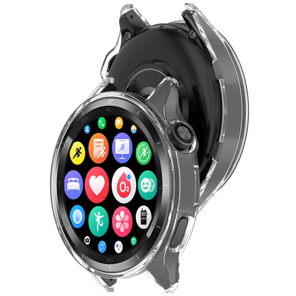 Half plastové nasadzovacie puzdro na Xiaomi Watch S4 47mm - priehľadné
