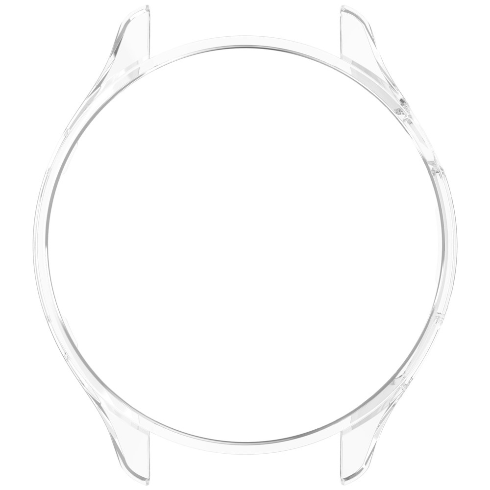 Half plastové nasadzovacie puzdro na Xiaomi Watch S4 47mm - priehľadné