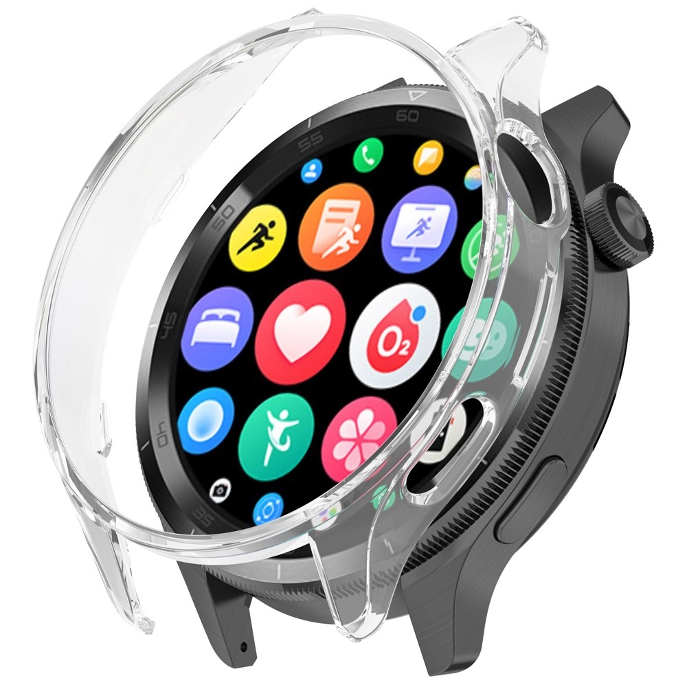 Half plastové nasadzovacie puzdro na Xiaomi Watch S4 47mm - priehľadné