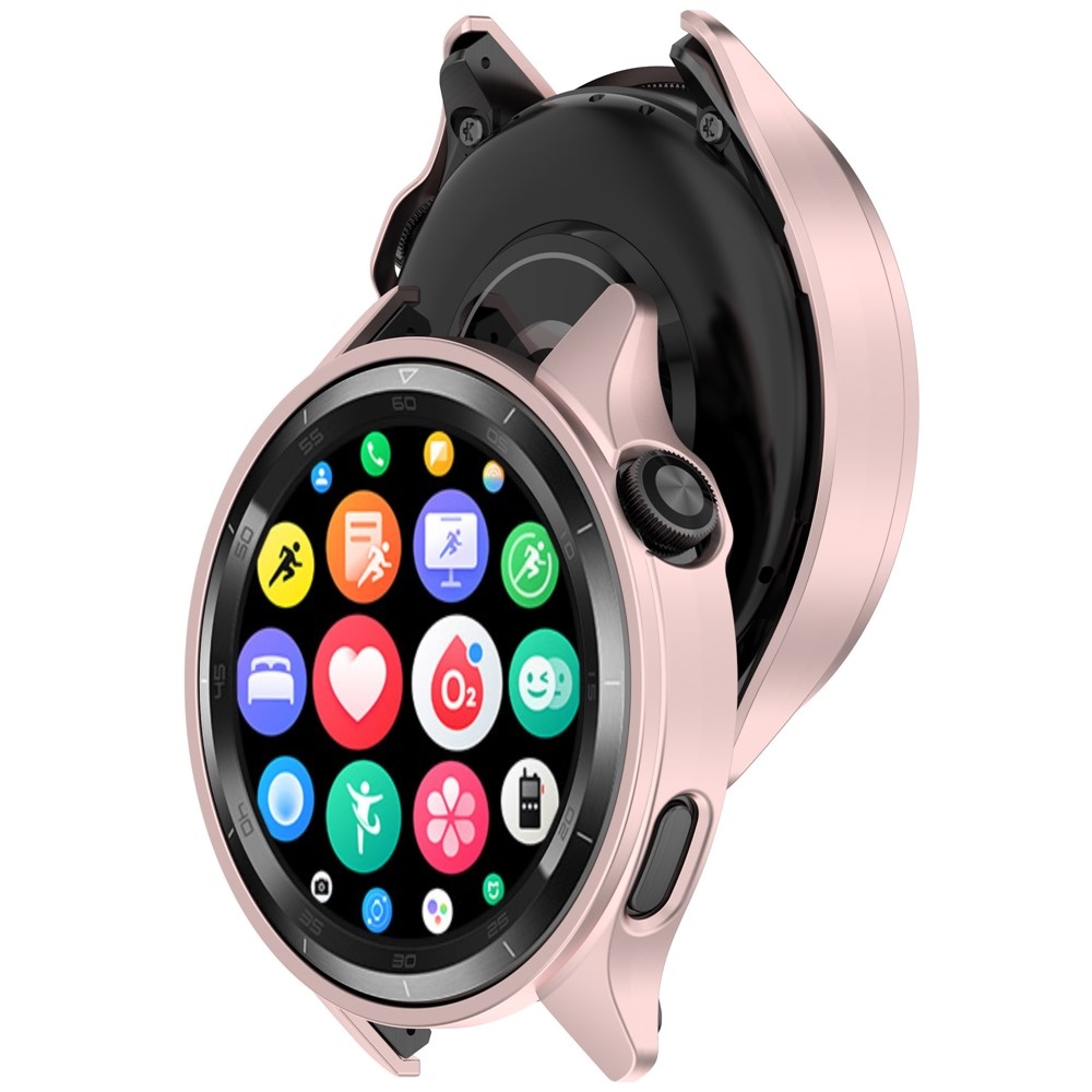 Half plastové nasadzovacie puzdro na Xiaomi Watch S4 47mm - ružové