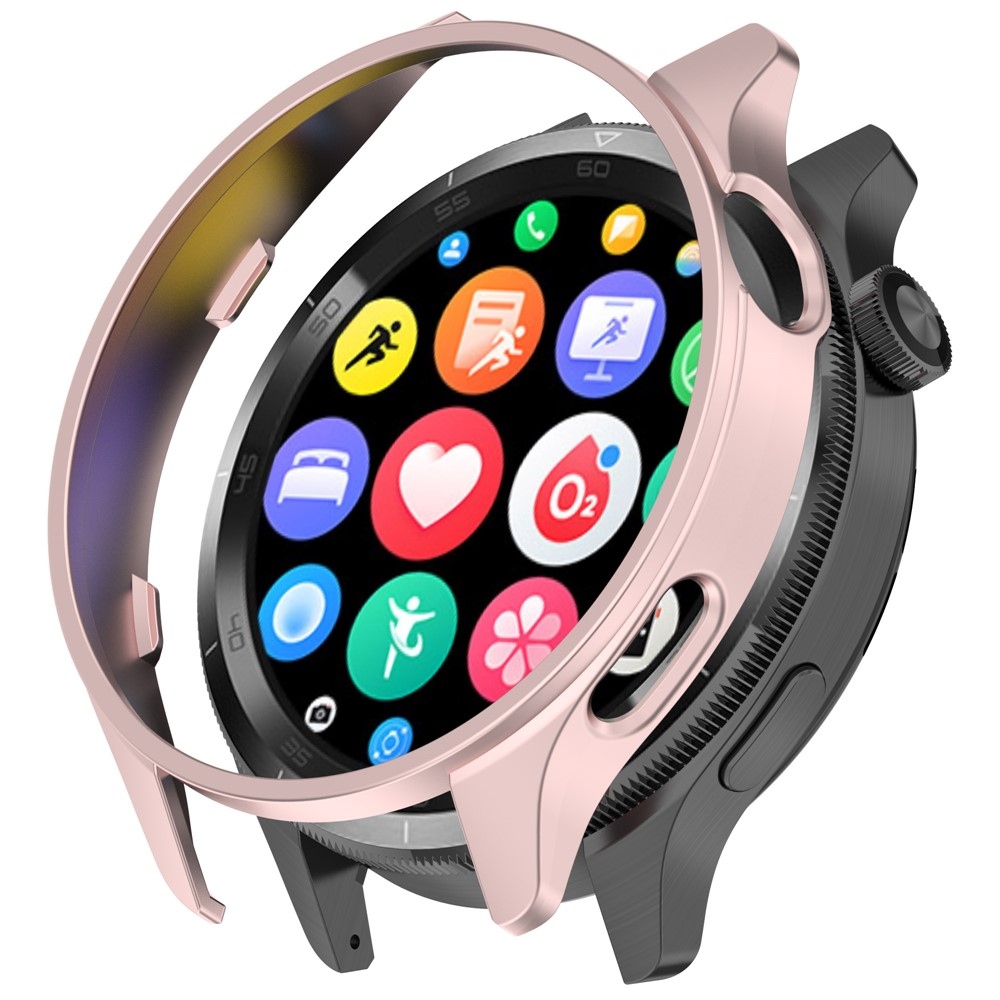 Half plastové nasadzovacie puzdro na Xiaomi Watch S4 47mm - ružové
