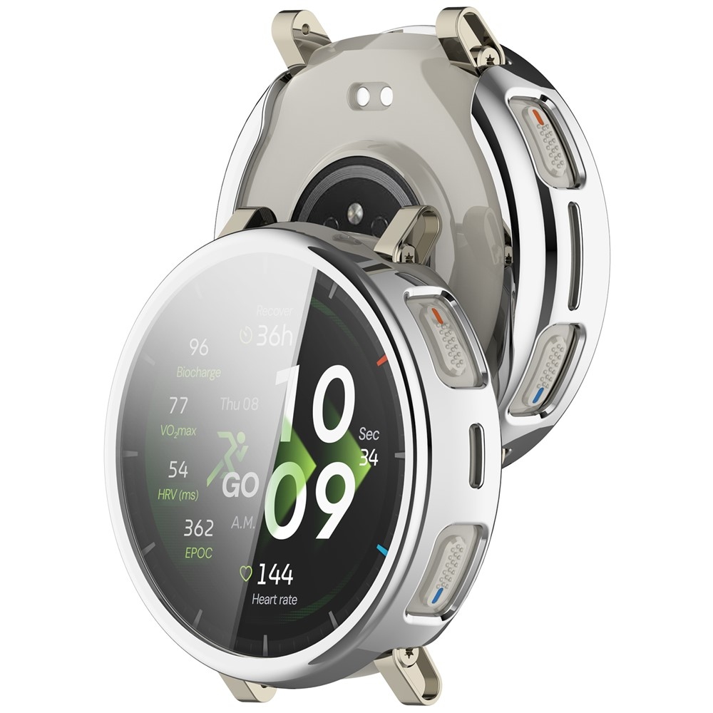 Halfe gélové nasadzovacie puzdro na Amazfit Active 3 Promium - strieborné