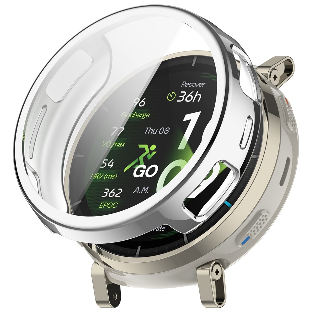 Halfe gélové nasadzovacie puzdro na Amazfit Active 3 Promium - strieborné