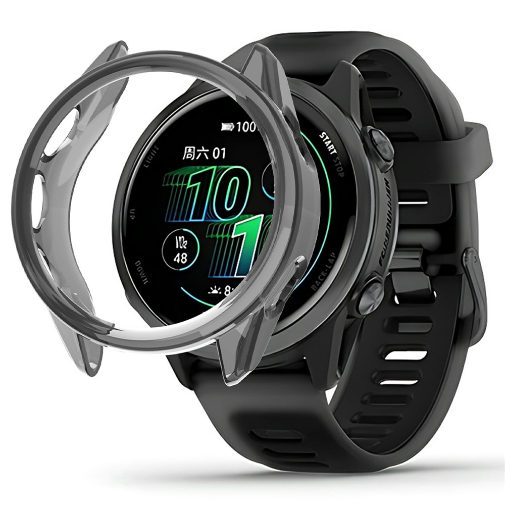 Halfe gélové nasadzovacie puzdro na Garmin Forerunner 570 42mm - čierne