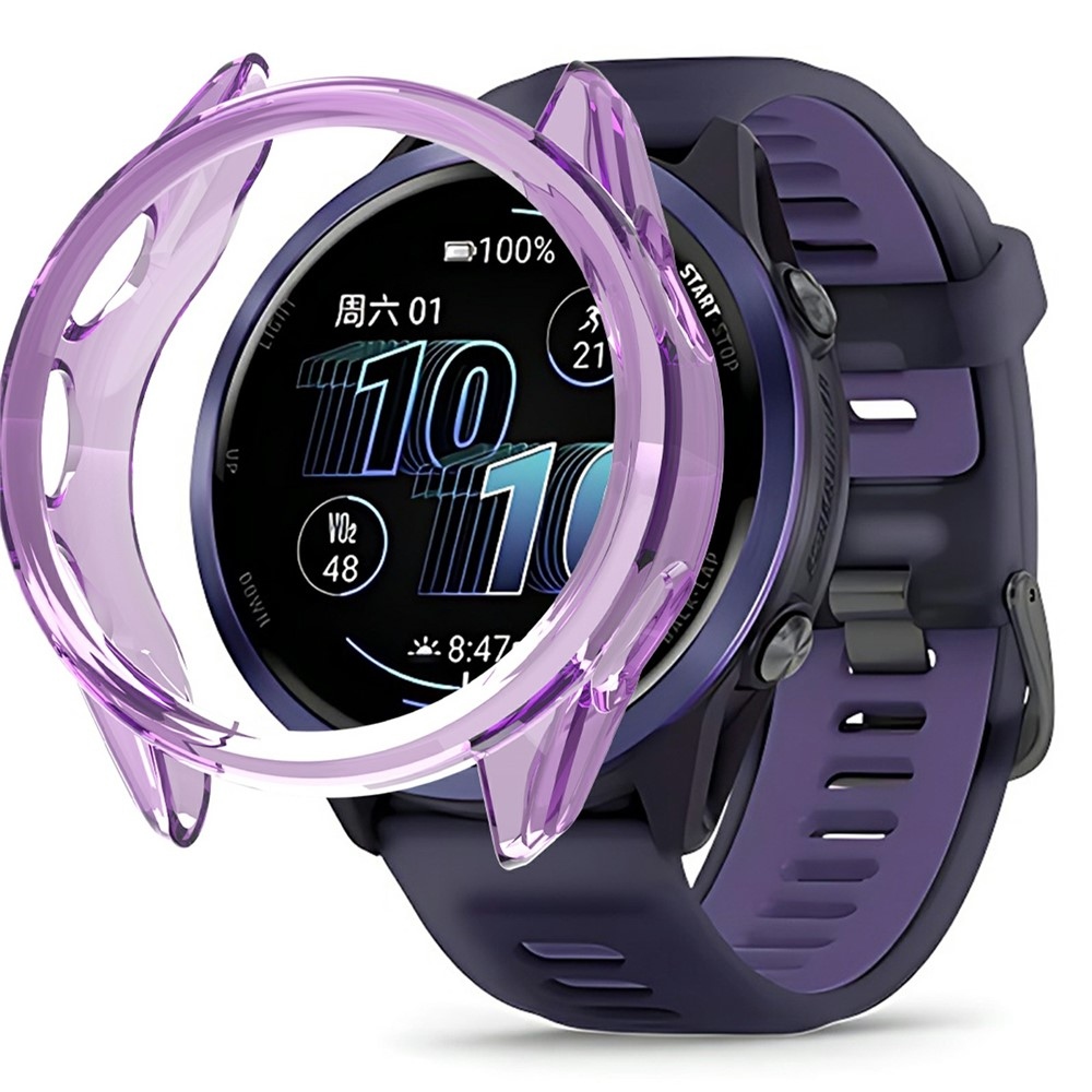 Halfe gélové nasadzovacie púzdro na Garmin Forerunner 570 42mm - fialové