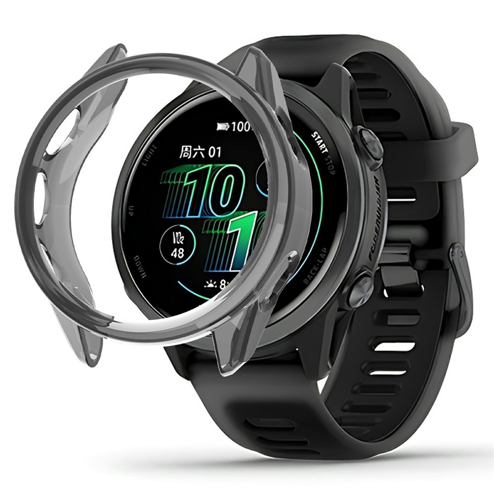 Halfe gélové nasadzovacie púzdro na Garmin Forerunner 570 47mm - čierne