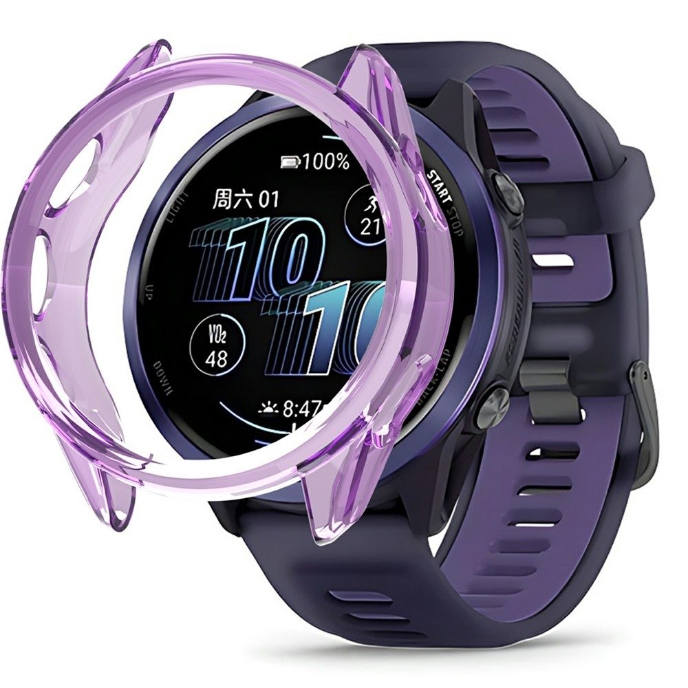 Halfe gélové nasadzovacie púzdro na Garmin Forerunner 570 47mm - fialové
