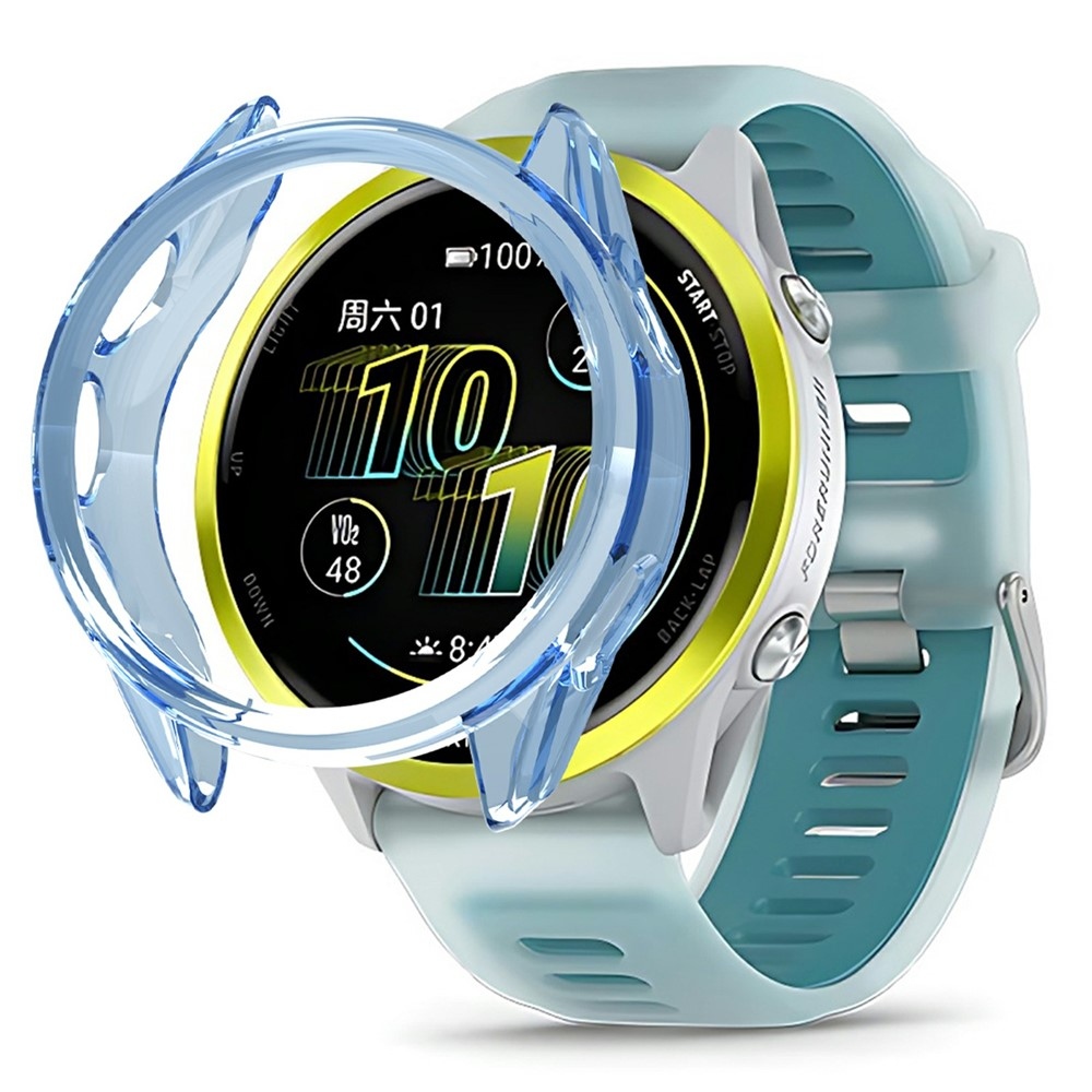 Halfe gélové nasadzovacie púzdro na Garmin Forerunner 570 47mm - modré