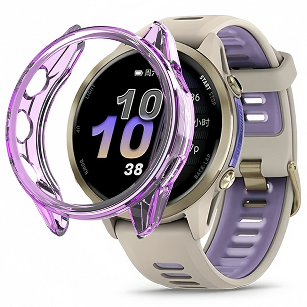 Halfe gélové nasadzovacie púzdro na Garmin Forerunner 970 - fialové